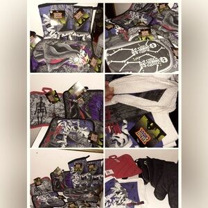 12pc New Halloween kitchen supplies dish towels pot holders oven mitt brand new